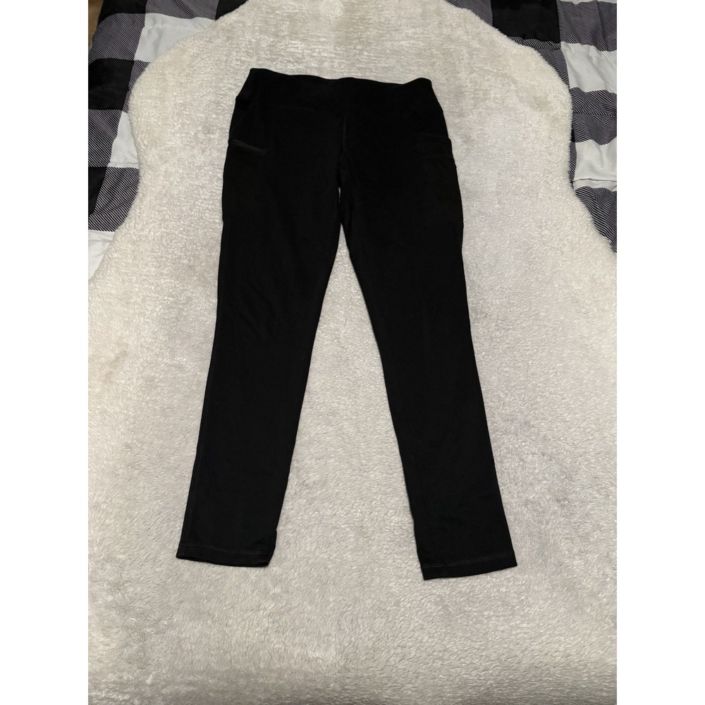 Carhartt Force Womens Black Fitted Utility Leggings Pockets Elastic Waist Small